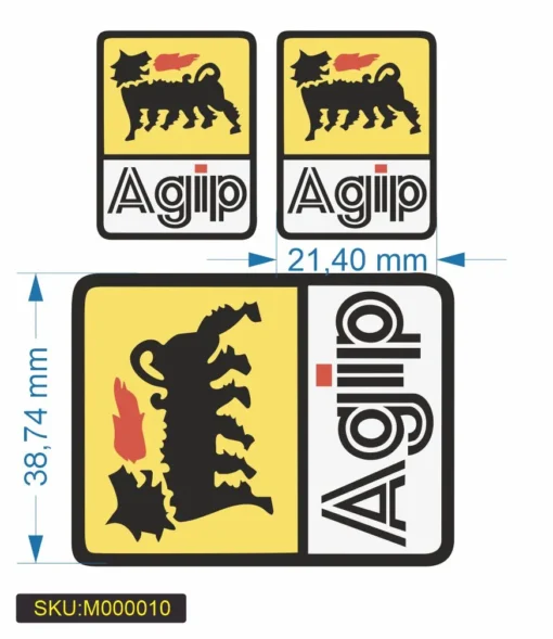 STICKER AGIP