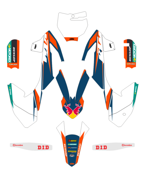 KIT ADHESIVOS KTM 65 2021 FACTBLUE