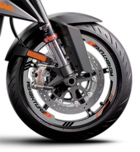 Adhesivos llantas Ktm Adventure gris