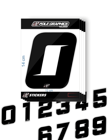 DORSAL CERO PRECORTADO EN VINILO COLOR