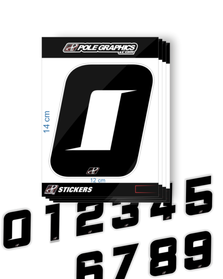 DORSALES INDIVIDUALES PRECORTADOS EN VINILO