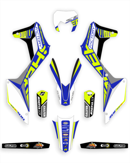 Kit adhesivos Sherco SE-R SEF-R 2017_18_19_20_21_22_23