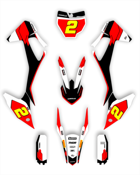 Kit adhesivos IMR RACE190 PRO 2023 KR-PK-IMRRPRO23YAM2